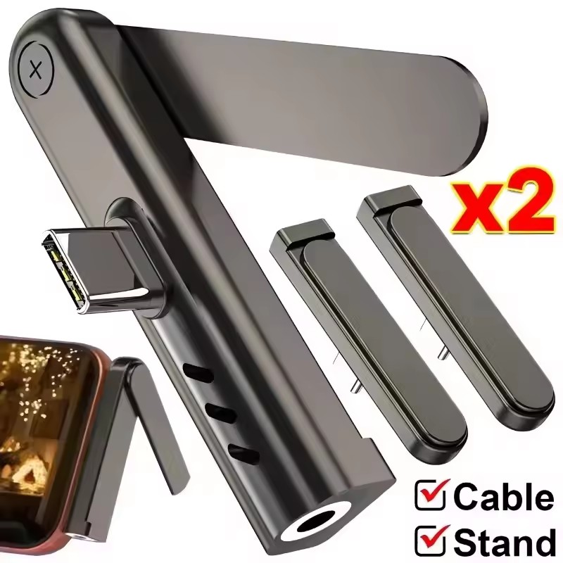 2/1PCS Portable USB C To 3.5mm - Type 2 Charger recension och pris