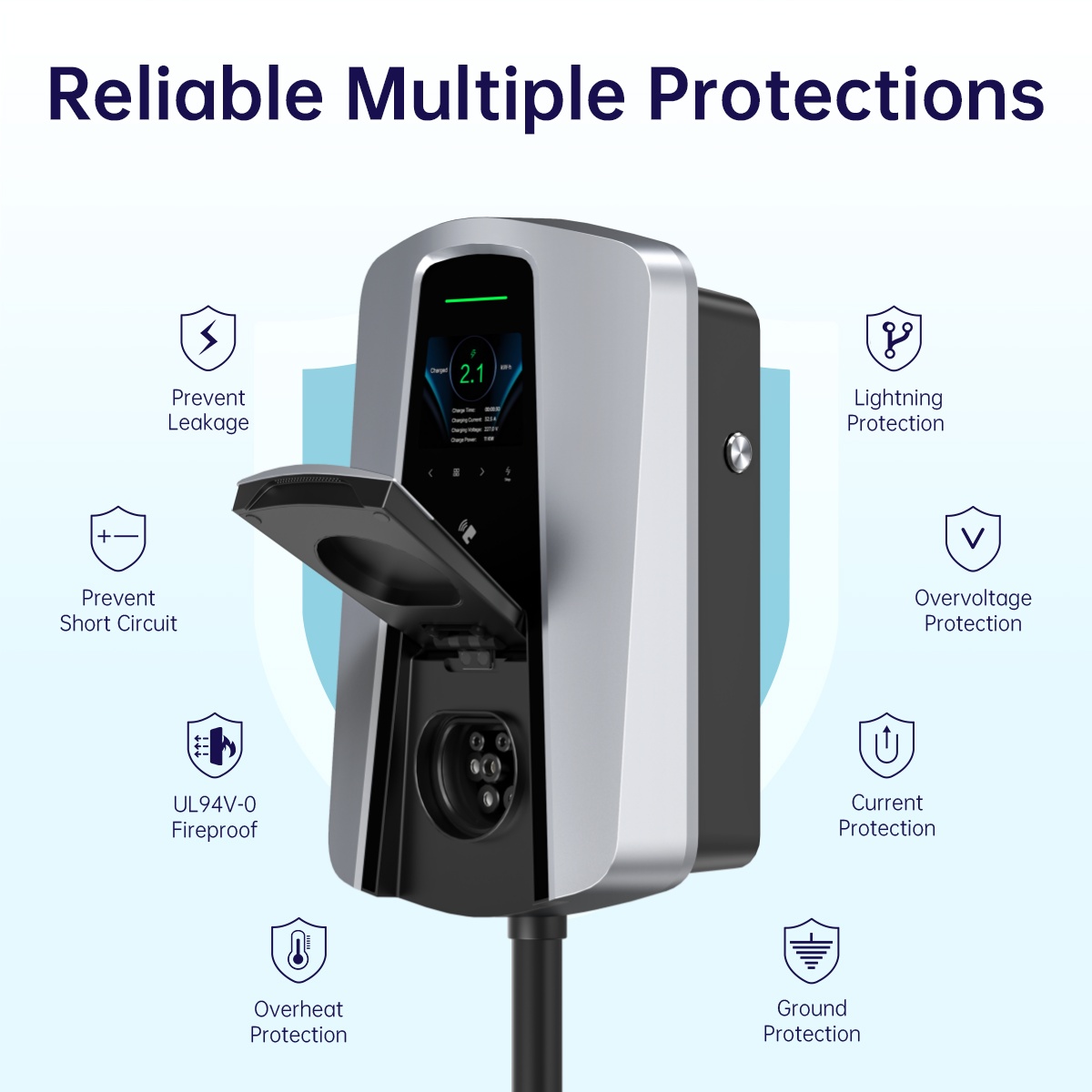 7.4KW Type2 EV Charger Socket  - Wallbox Ev recension och pris