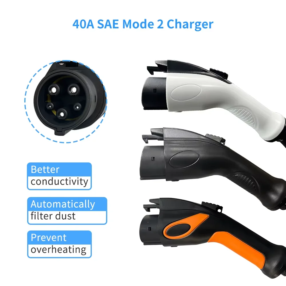 9kw 16A SAE J1772 Type 1 Mobil - Portable Ev Charger recension och pris
